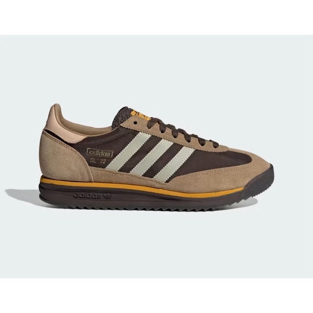 Adi-das Originals SL 72 RS Men's Size Shoes Sneakers IG4645 Brown Putty Yellow