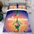 thumbnail image 4 of Diplodocus Conjunto de sábanas temático, trío de piezas, cómodo y amigable con la piel, diseño único, regalo de decoración para el hogar para familiares, amigos y fans,140cm *210cm, 4 of 6