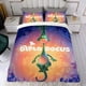 thumbnail image 4 of Diplodocus Conjunto de sábanas temático, trío de piezas, cómodo y amigable con la piel, diseño único, regalo de decoración para el hogar para familiares, amigos y fans, 90 cm * 190 cm, 4 of 6