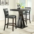 thumbnail image 4 of Newboti Furniture Cappuccino and Black Bar Height Stool (Set of 2) 29785, 4 of 6