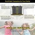 thumbnail image 4 of FUNTOK Trampoline for Kids and Adult , 7ft Kids Trampoline Safety Pad Rebounder, 4 of 4