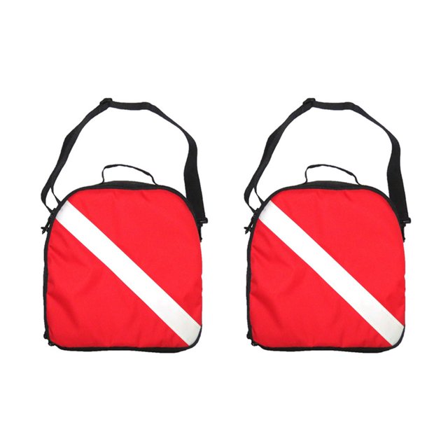2X Bolsa de Regulador de Protección de Buceo de Nylon Duradera Portátil con Bolsa de Transporte con Cremallera