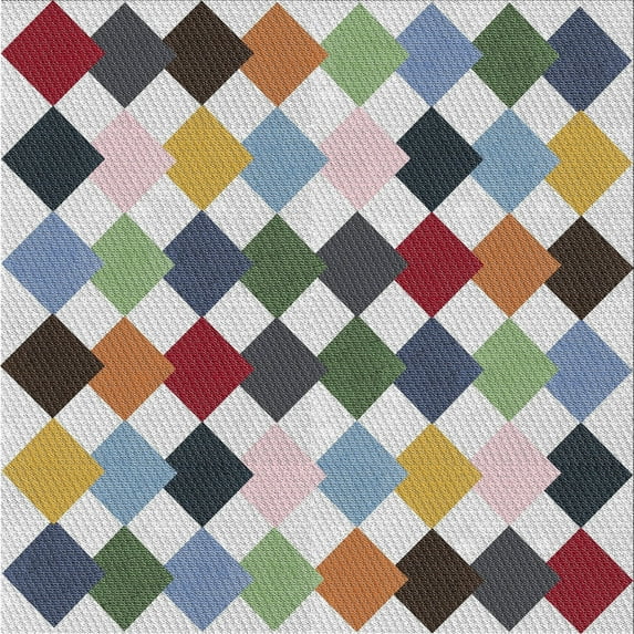 Ahgly Company Indoor Square Patterned Gray Novelty Area Rugs, 3' Square