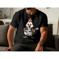 thumbnail image 3 of Funny Chick Chicken Guitarist Guitar Player Musician Gift T-Shirt Chicken Guitar Player Birthday Holiday Presents Tshirt, 3 of 10
