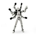 thumbnail image 5 of Lucky Robot 13 Action Figure, 3d Printed Toys Multi-Jointed Movable, T 13 Lucky Robo Dummy Nova 13 Action Figures-High Quality,Creative Assembly And Decompression Toys White, 5 of 7