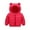 Red, variant on TAIAOJING Baby Girls' Hooded Jacket Warm Boys Outdoor Windproof Kids Grils Toddler Thick Boys Windbreaker Coat 18-24 Months