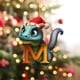 thumbnail image 1 of Adorno navideño para perros | Regalo para amantes de las mascotas | Colgante plano de acrílico para la decoración del árbol de Navidad | Adorno colgante para el hogar para dueños de perros, 1 of 2