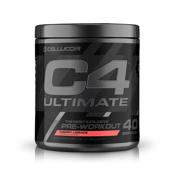 C4 Ultimate Pre Workout Powder Cherry Limeade 40 Servings Walmart Com