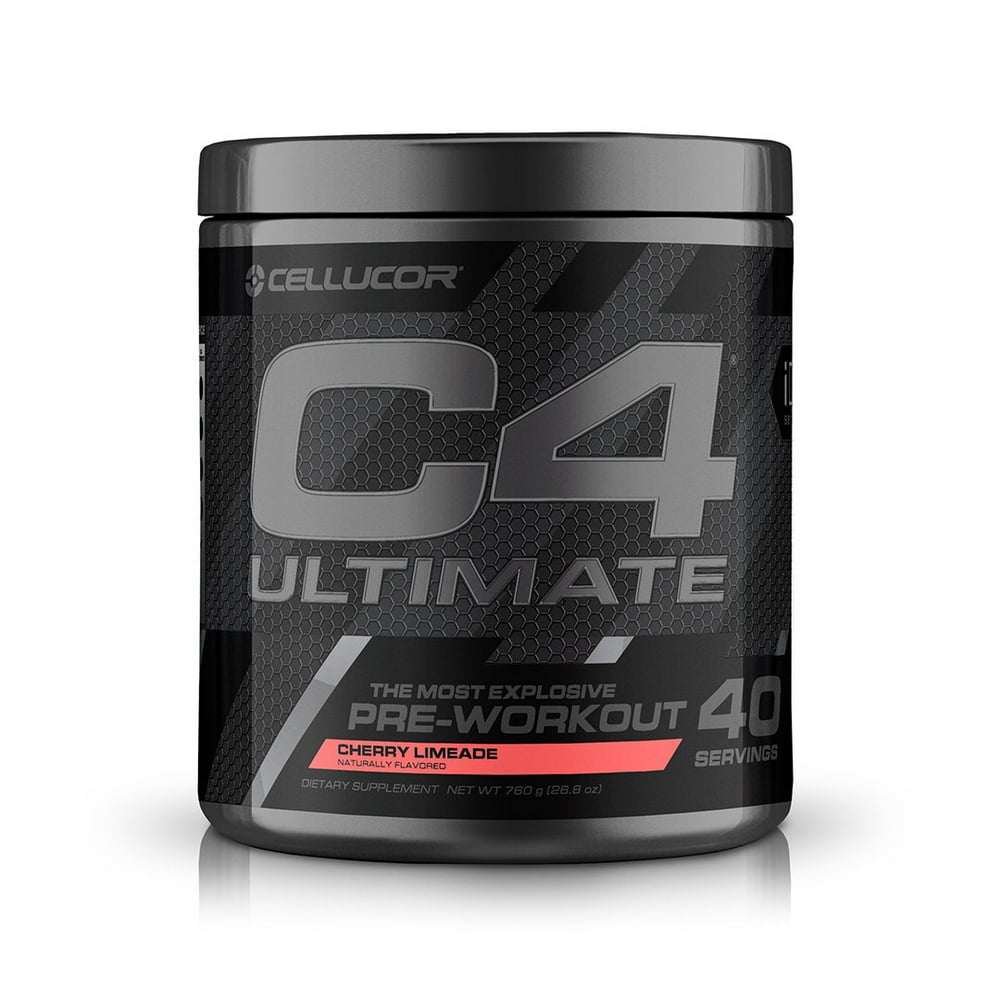 C4 Ultimate Pre Workout Powder, Cherry Limeade, 40