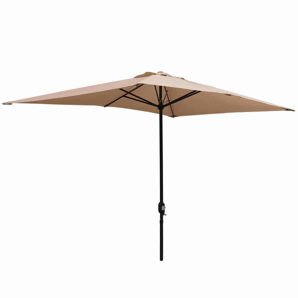 UltraShades 10 Feet  Rectangular Patio Umbrella - Khaki