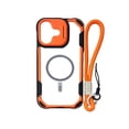 thumbnail image 4 of Case Protector Uso Rudo Magnetica Con Correa Y Marco Camara Compatible iPhone 16, 4 of 6