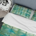 thumbnail image 4 of Designart 'Blue diamonds minimal geometric I' Geometric Duvet Cover Set, 4 of 4