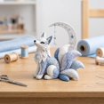 thumbnail image 5 of LOWLHOME Arctic Winter Guardians DIY Patchwork Kit, Polar Mythical Creature Stitching Assembly Bundle, Felt Animal Sewing Kit for Beginners, Craft Kit for Home Decor & Creative Gift (Snow Fox), 5 of 6