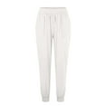 thumbnail image 6 of Kaemgyyd Women Cotton Linen Pants Drawstring High Waisted Causal Beach Trousers Loose Cinch Bottoms Travel Trousers with Pockets, 6 of 7