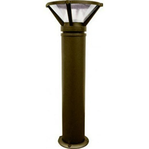 Dabmar Lighting D487-BZ-MT 50W Powder Coated Cast Aluminum Bollard with Metal Halide Lamp, Bronze - 40.25 x 15.50 x 15.50 in.