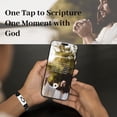 thumbnail image 4 of Lusinus Tap to Read Daily Bible Verses Christian Bracelet for Women & Men – Meaningful Faith Gift for Mom, Perfect for Mother’s Day, 4 of 7