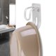 thumbnail image 5 of Soporte de estante de almacenamiento organizador de soporte de aluminio con gancho para lavabo de baño montado en la pared, 5 of 5