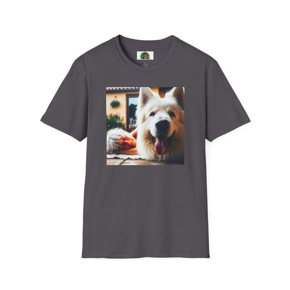 German Shepherd pretty fluffy boy shirt