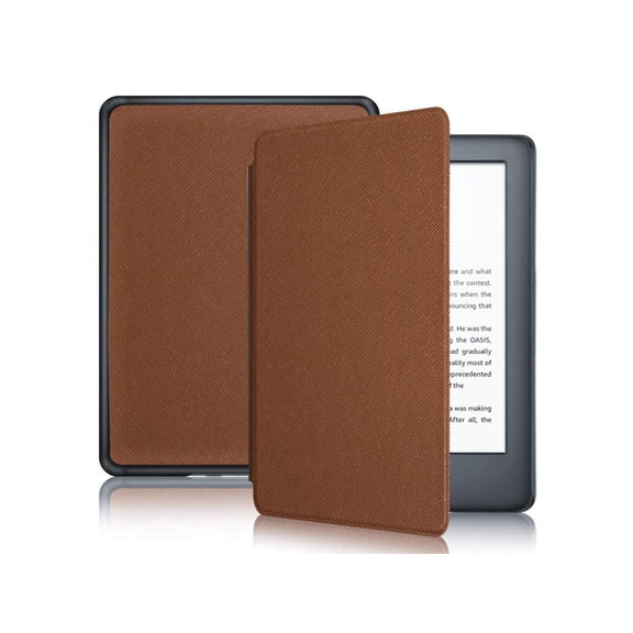 Slim Shell Case for All-new Kindle 10th Generation 2019 Release Lightweight Premium PU Leather Protective Cover with Auto Sleep / Wake - NOT Fit Kindle Paperwhite or Kindle 8th Gen