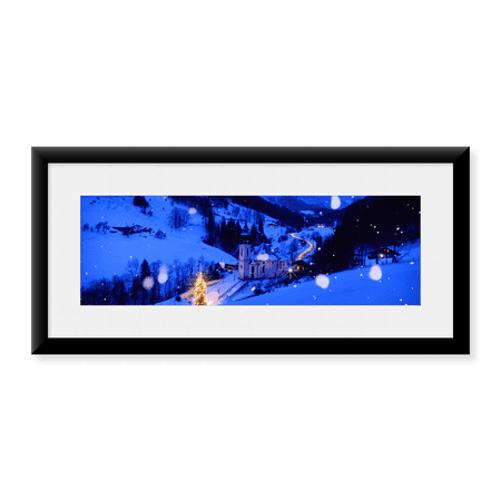 Framed Art Print, Maria Gern Church Berchtesgaden Bavaria Germany by Panoramic Images, 25-7/8" x 9-7/8"