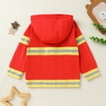 thumbnail image 5 of Younger Tree Baby Boy Girl Raincoat Kid Cute Cartoon Hoodie Zipper Rain Jacket Outfits for 3-4T, 5 of 7