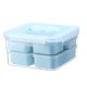 thumbnail image 1 of Juego de 6 combinaciones multidivididas, caja de mantenimiento fresco, suministros de cocina, refrigerador, microondas, caja de almacenamiento de alimentos, tanque de almacenamiento doméstico, 1 of 4