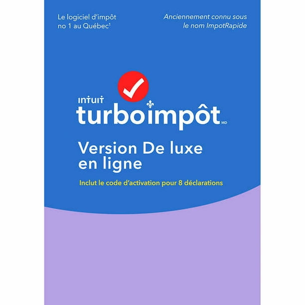 Intuit TurboTax Standard Online 2019, 8 Retours, Français