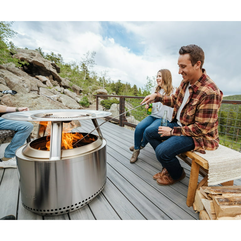 Solo Stove Yukon Heat Deflector, With 3 Detachable Legs, Accessory for  Yukon Fire Pit, Captures and redirects warmth, 304 Stainless Steel, height:  7 in, diameter: 30 in, 10 lbs 