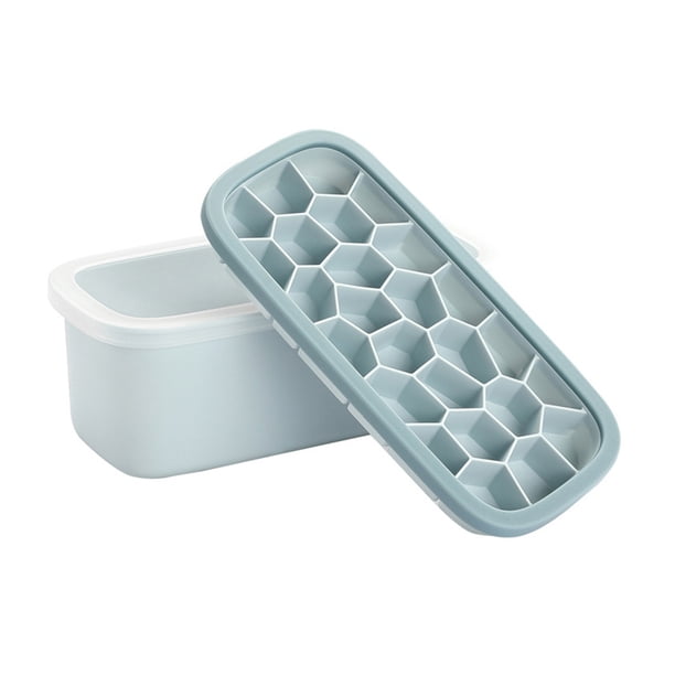 1 set Moldes de hielo con tapa de silicona DIY Molds Making Molds Popsicle Ice Cube Bandejas