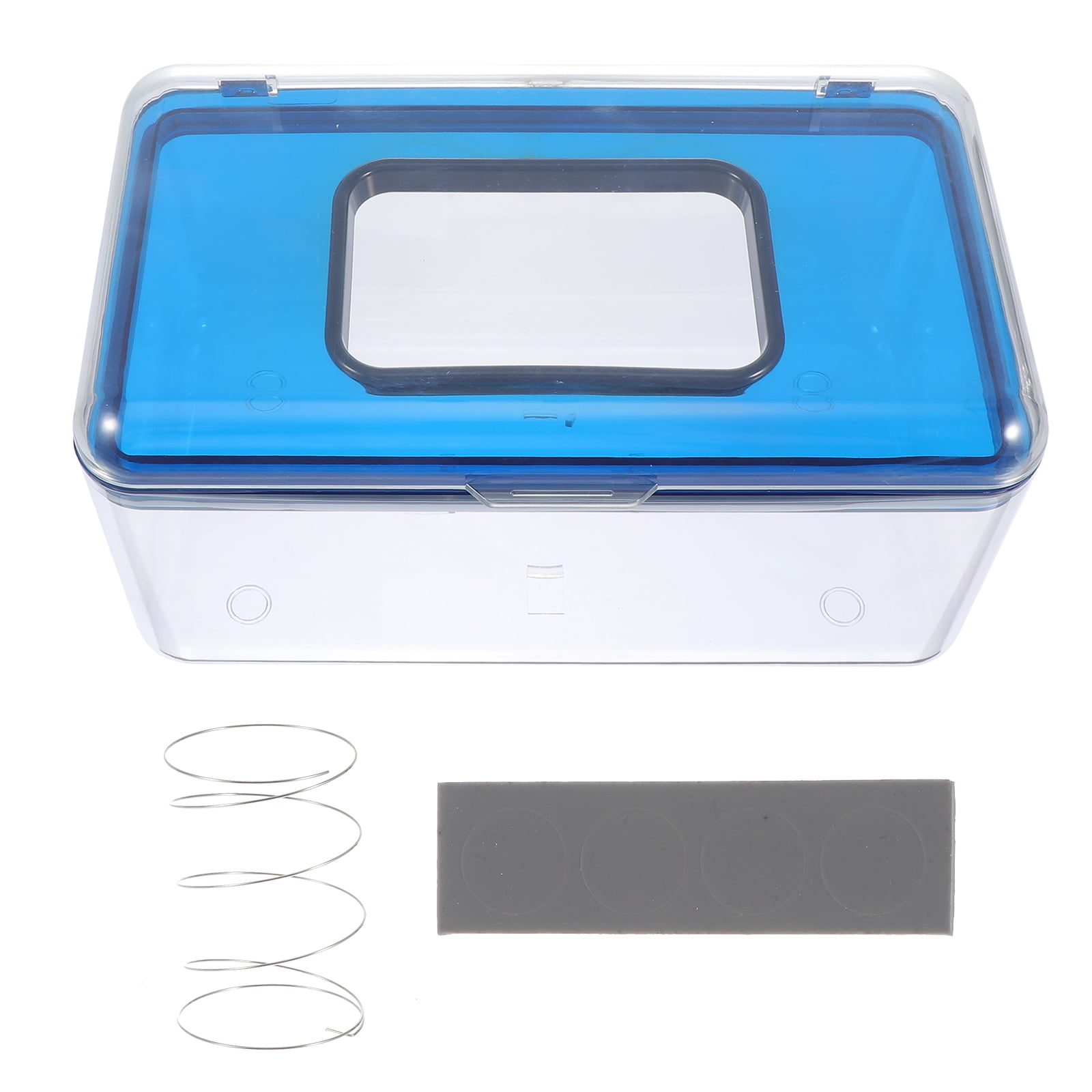 Dispenser Clear Tissue Box Lid Storage Face Masks Station Cover Hygiene