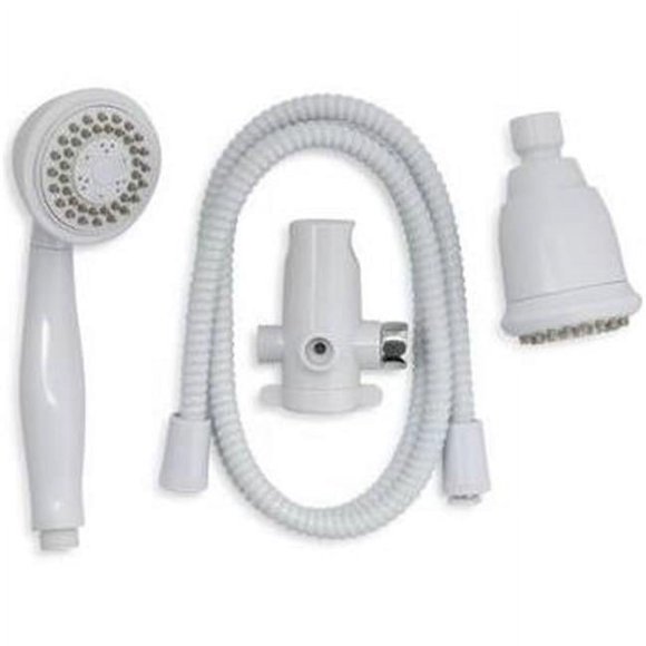 Plumb Pak 8313892 3.15 in. Hand Held Head Shower Kit, White