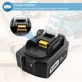 thumbnail image 4 of Batería UGLOEY BL1850B de repuesto, 18 V, 5 Ah, paquete de 2, 4 of 7