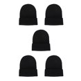 thumbnail image 2 of Qarigey Beanie Hats Gorros de punto Otoño Skullcap Candy Color Thermal Trendy Manga Accesorios para el cabello para deportes al aire libre Type2 NO2, 2 of 6