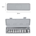 thumbnail image 5 of Mistaha 10-Piece 1/2-Inch Drive Socket Wrench Set with 36mm Socket Height - Includes 1 Curved Rod and 9 Sockets (8-21mm), Carbon Steel, Storage Box Included, 5 of 5