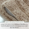 thumbnail image 5 of Bathroom Rugs, Extra Soft Absorbent Bath Rugs, Non-Slip, Quick Drying, Machine Washable, Plush Comfort for Bathroom Floor, Tub, Shower and Home Decor Accessories, 20x32, Linen, 5 of 10