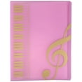 thumbnail image 1 of Carpeta de partituras de precisión para almacenamiento y organización de música Carpeta de documentos A4 con 80 páginas para partituras de piano, música de coro y banda, 1 of 5