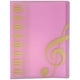 thumbnail image 1 of Carpeta de partituras de precisión para almacenamiento y organización de música Carpeta de documentos A4 con 80 páginas para partituras de piano, música de coro y banda, 1 of 5