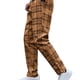 thumbnail image 2 of Mens Pantalones Casuales Relajado Ajuste Elástico de la Cintura Encaje Hasta Pantalones de Lápiz Cuadrado Cordón Al Aire Libre, 2 of 9