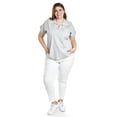 thumbnail image 5 of Camisa de lino Roman Fashion /Tallas Extras, 2295 (Gris) gris 40, 5 of 5