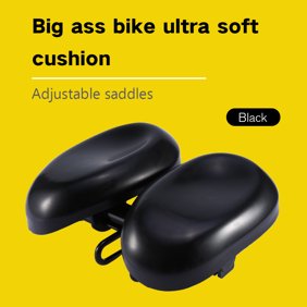 Comfortable Dual Pad Bike Saddle Dual Seat Cushion No Nose