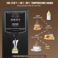 thumbnail image 2 of Bouilloire d'Eau Commerciale 10L Distributeur d'Eau Chaude Électrique en Acier Inoxydable, 2 of 4