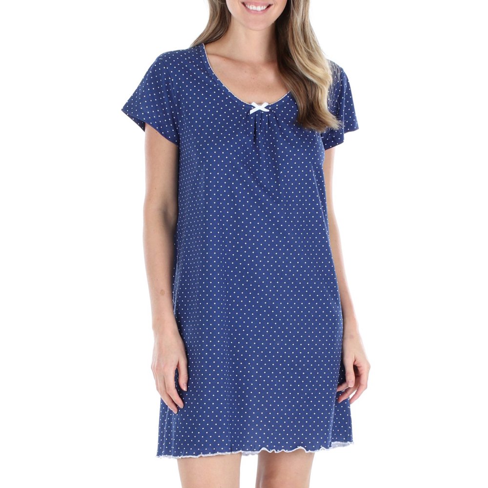 button up sleep gown