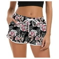 thumbnail image 1 of TIMIFIS Women's High Waist Bikini Bottoms Vintage Ruched Swim Shorts Ruched Split Swim Shorts - Summer  , 1 of 8