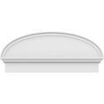 thumbnail image 3 of Ekena Millwork 36"W x 15-7/8"H x 2-3/4"P Elliptical Smooth Architectural Grade PVC Combination Pediment, 3 of 7