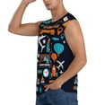 thumbnail image 3 of Fotbe Men's Creative Transport Print Men's Sleeveless Muscle Tank Tops Casual T-Shirts for Gym Workout Beach-XX-Large, 3 of 8
