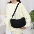 thumbnail image 1 of Fiudx Bolso de Franela, Elegante Bolso Bandolera Lavable, Versátil Mochila de Hombro, Bolso Cruzado de Poliéster Resistente, para Uso Diario, Viajes y Compras, Accesorio de Moda para Mujer., 1 of 6