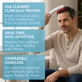 thumbnail image 6 of Hairmax Pro 12 (FDA Cleared) Cordless Laser Comb Hair Regrowth Treatment Device for Men & Women (Blue), 6 of 12