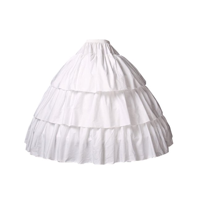 BEAUTELICATE Jupon pour Filles 100% Coton Crinoline pour Enfants Robe Fleurie