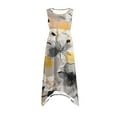 thumbnail image 5 of Floral Sleeveless Midi Dress for Women Summer Casual Tank A Line Dress Vacation Sundress, 5 of 7