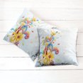 thumbnail image 2 of Ambesonne Vintage Throw Pillow Cover 2 Pack, Funky Vertical Wave, 18", Multicolor, 2 of 6